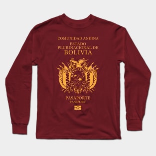 Bolivia passport Long Sleeve T-Shirt